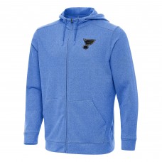Толстовка на молнии St. Louis Blues Antigua Effortless - Heather Royal
