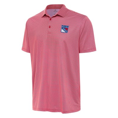 New York Rangers Antigua Red/White Rings Polo