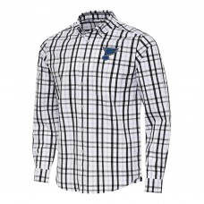 Рубашка St. Louis Blues Antigua Tending 2 Button-Down - Black/Gray
