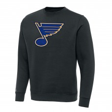 Кофта St. Louis Blues Antigua Victory Crewneck - Charcoal