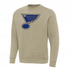 Кофта St. Louis Blues Antigua Victory Crewneck - Khaki