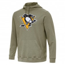 Толстовка Pittsburgh Penguins Antigua Olive Cloud