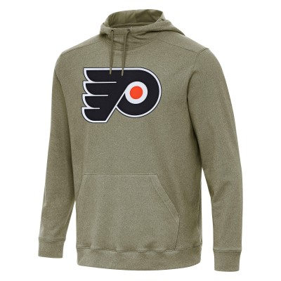 Philadelphia Flyers Antigua Olive Cloud Pullover Hoodie
