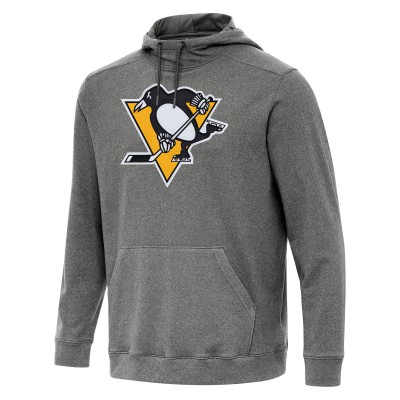 Толстовка Pittsburgh Penguins Antigua Heather Black Cloud