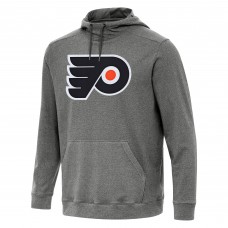 Толстовка Philadelphia Flyers Antigua Heather Black Cloud