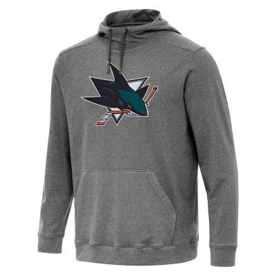 Толстовка San Jose Sharks Antigua Heather Black Cloud
