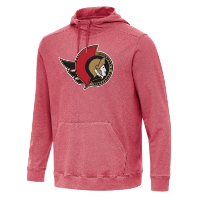 Ottawa Senators Antigua Heather Red Cloud Pullover Hoodie
