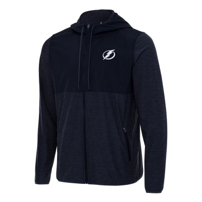 Толстовка на молнии Tampa Bay Lightning Antigua Navy Sway Jacket