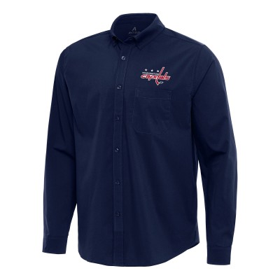 Рубашка Washington Capitals Antigua Flight Woven Tri-Blend - Navy