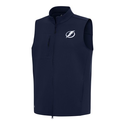 Tampa Bay Lightning Antigua Demand Full-Zip Vest - Navy