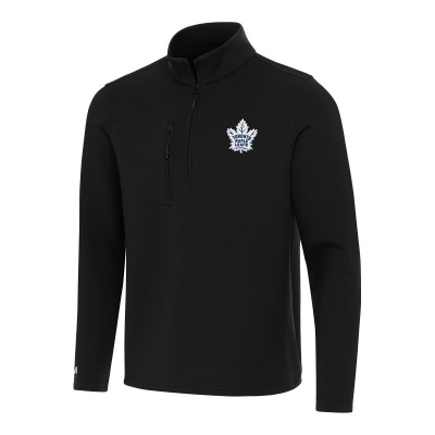 Кофта на короткой молнии Toronto Maple Leafs Antigua Insider - Black