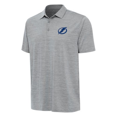Поло Tampa Bay Lightning Antigua Layout - Heather Gray