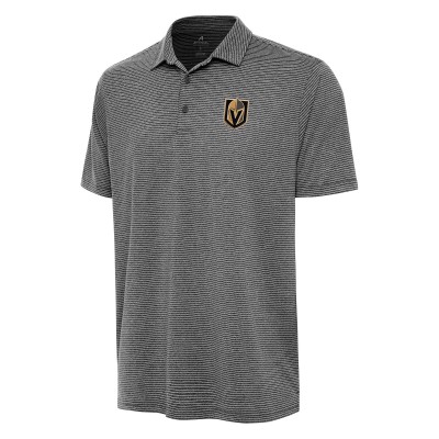 Поло Vegas Golden Knights Antigua Scheme - Heather Black