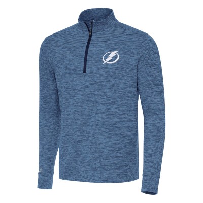 Кофта на короткой молнии Tampa Bay Lightning Antigua Cause - Heather Navy
