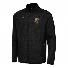 Кофта на молнии Vegas Golden Knights Antigua Hold-Up Tri-Blend - Heather Black