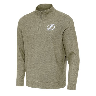 Кофта на короткой молнии Tampa Bay Lightning Antigua Subtle - Olive