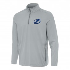 Кофта на короткой молнии Tampa Bay Lightning Antigua Perilous - Gray