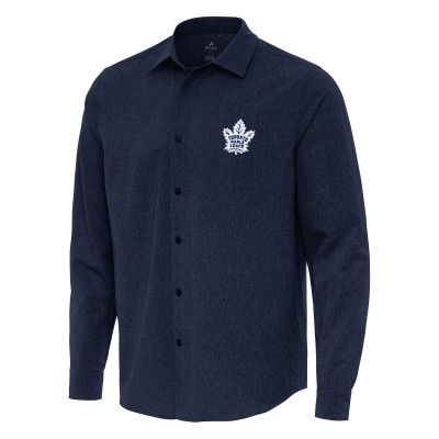 Рубашка Toronto Maple Leafs Antigua Exposure Woven - Navy
