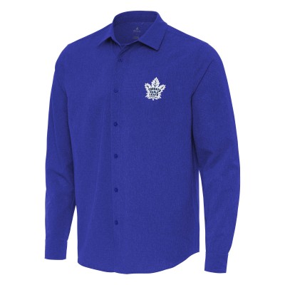 Рубашка Toronto Maple Leafs Antigua Exposure Woven - Royal