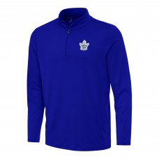 Кофта на короткой молнии Toronto Maple Leafs Antigua Reprocess - Royal