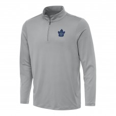 Кофта на короткой молнии Toronto Maple Leafs Antigua Reprocess - Gray