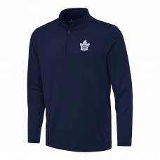 Кофта на короткой молнии Toronto Maple Leafs Antigua Reprocess - Navy