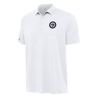 Winnipeg Jets Antigua Reprocess Polo - White