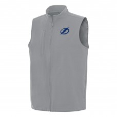 Tampa Bay Lightning Antigua Regard Full-Zip Vest - Gray