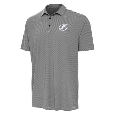 Поло Tampa Bay Lightning Antigua Black Twine