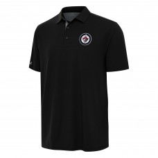 Winnipeg Jets Antigua Black Era Polo