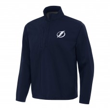 Ветровка на короткой молнии Tampa Bay Lightning Antigua Brisk - Navy