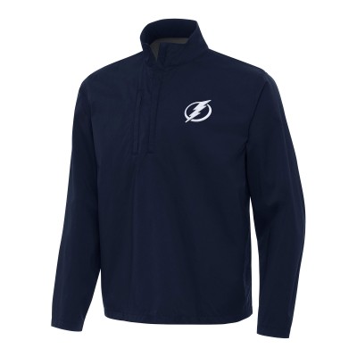 Ветровка на короткой молнии Tampa Bay Lightning Antigua Brisk - Navy