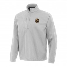 Ветровка на короткой молнии Vegas Golden Knights Antigua Brisk - Heather Gray