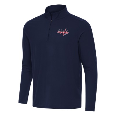 Кофта на короткой молнии Washington Capitals Antigua Intent - Navy