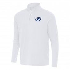 Кофта на короткой молнии Tampa Bay Lightning Antigua Intent - White