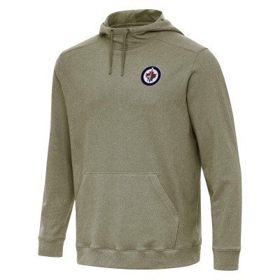 Толстовка Winnipeg Jets Antigua Olive Cloud