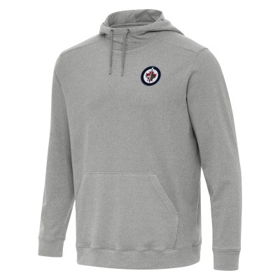 Толстовка Winnipeg Jets Antigua Heather Gray Cloud