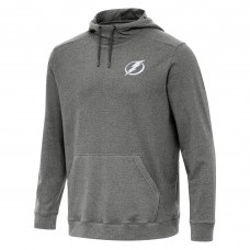 Tampa Bay Lightning Antigua Heather Black Cloud Pullover Hoodie