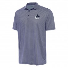 Vancouver Canucks Antigua Navy/White Rings Polo