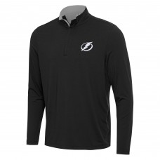 Кофта на короткой молнии Tampa Bay Lightning Antigua Content - Black/Gray
