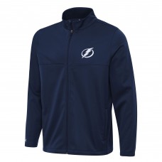 Кофта на молнии Tampa Bay Lightning Antigua Navy Links 2 Golf
