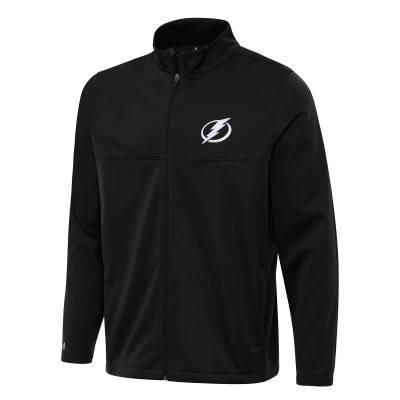 Кофта на молнии Tampa Bay Lightning Antigua Black Links 2 Golf