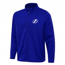 Кофта на молнии Tampa Bay Lightning Antigua Blue Links 2 Golf