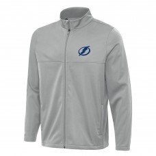 Кофта на молнии Tampa Bay Lightning Antigua Gray Links 2 Golf