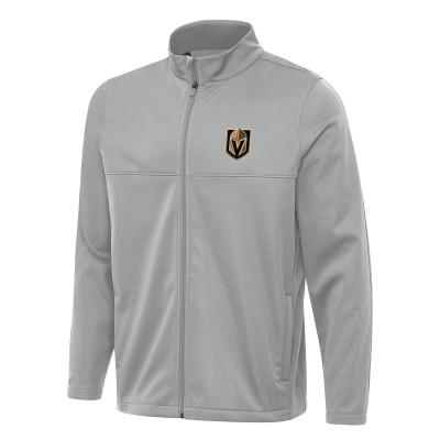 Кофта на молнии Vegas Golden Knights Antigua Links 2 Golf - Gray
