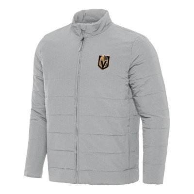 Куртка Vegas Golden Knights Antigua Gray Swelter Puffer