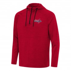 Толстовка на короткой молнии Washington Capitals Antigua Spikes - Heather Red