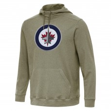 Толстовка Winnipeg Jets Antigua Olive Cloud