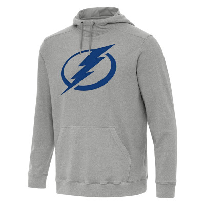 Толстовка Tampa Bay Lightning Antigua Heather Gray Cloud