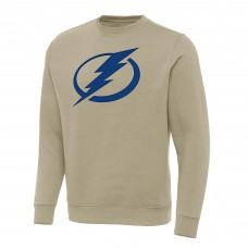 Кофта Tampa Bay Lightning Antigua Khaki Victory Crewneck